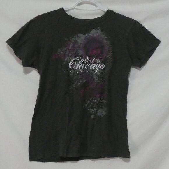 TULTEX | large | Graphic Chicago Short Sleeve Cotton T-Shirt | EUC - Picture 1 of 13